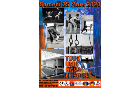 TOUS UNIS DANS LE SPORT 25 MARS 2023